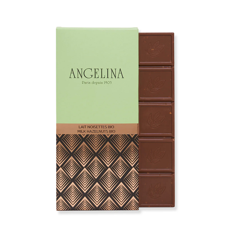 Angelina Paris Milk chocolat halzenut 100gr-1